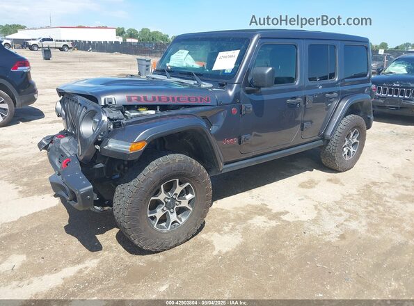 1C4HJXFN2LW190199 2020 JEEP WRANGLER UNLIMITED Gray Przód lewy