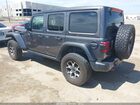 2020 Jeep Wrangler Unlimited Rubicon 4x4 Gray vin: 1C4HJXFN2LW190199
