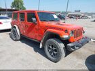 2020 Jeep Wrangler Unlimited Rubicon 4x4 Orange vin: 1C4HJXFN3LW176747
