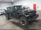 2020 Jeep Wrangler Unlimited Rubicon 4x4 Black vin: 1C4HJXFNXLW172775