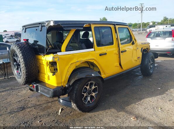 1C4JJXFM0MW520156 2021 JEEP WRANGLER UNLIMITED Yellow Задня права чверть