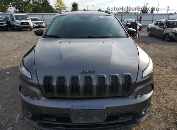 1C4PJLCX3JD588931 2018 JEEP CHEROKEE Charcoal წინა ხედი