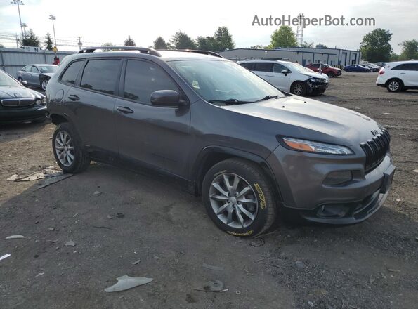 1C4PJLCX3JD588931 2018 JEEP CHEROKEE Charcoal წინა მარჯვენა