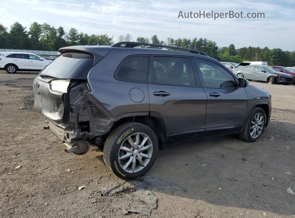 1C4PJLCX3JD588931 2018 JEEP CHEROKEE Charcoal უკანა მარჯვენა