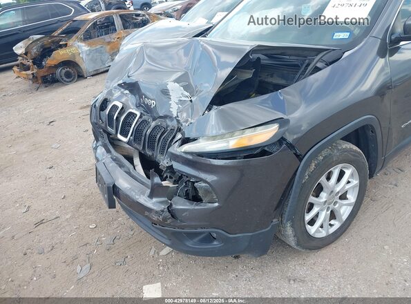 1C4PJLLB8JD511198 2018 JEEP CHEROKEE Gray წინა ხედი