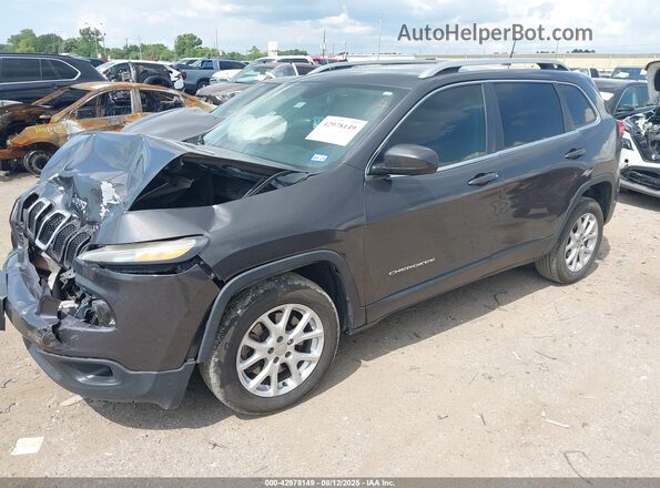 1C4PJLLB8JD511198 2018 JEEP CHEROKEE Gray წინა მარცხენა ხედი სამი მეოთხედიდან