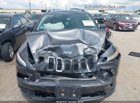 1C4PJLLB8JD511198 2018 JEEP CHEROKEE Gray ხელსაწყოთა პანელის ხედი