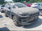 2020 Jeep Cherokee Limited 4x4 Gray vin: 1C4PJMDX7LD633750