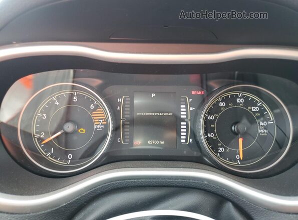 1C4PJMLB1JD578926 2018 JEEP CHEROKEE Black Սարքավորումների վահանակի տեսք