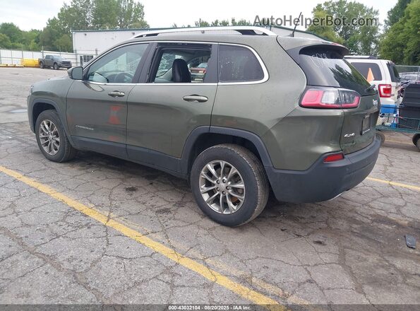 1C4PJMMX9MD136295 2021 JEEP CHEROKEE Green Rear left