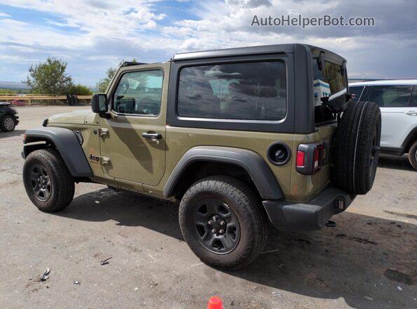 1C4PJXAN9SW561778 2025 JEEP WRANGLER Green Задня ліва чверть