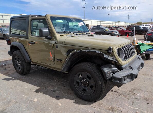 1C4PJXAN9SW561778 2025 JEEP WRANGLER Green Передня права чверть