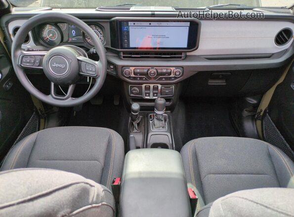 1C4PJXAN9SW561778 2025 JEEP WRANGLER Green Вид панелі приладів