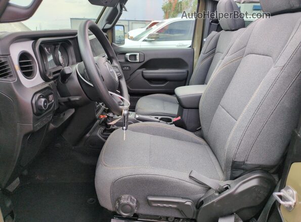 1C4PJXAN9SW561778 2025 JEEP WRANGLER Green Вид салону спереду