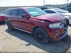 2021 Dodge Durango Sxt Plus Rwd Burgundy vin: 1C4RDHAG9MC878357