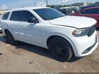 2016 Dodge Durango Sxt White vin: 1C4RDJAG9GC302070