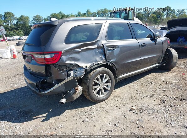 1C4RDJDG2GC484383 2016 DODGE DURANGO Серый Задняя правая четверть