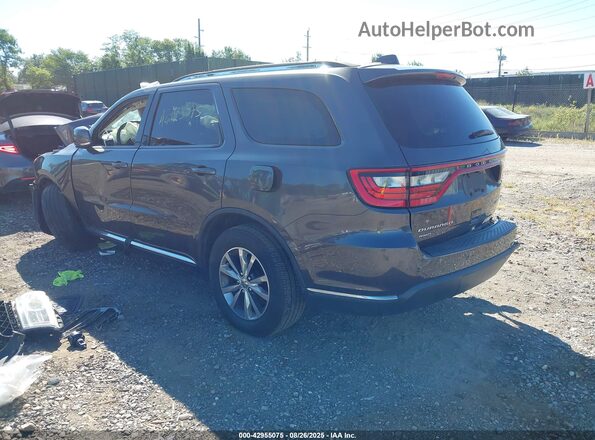 1C4RDJDG2GC484383 2016 DODGE DURANGO Серый Задняя левая четверть