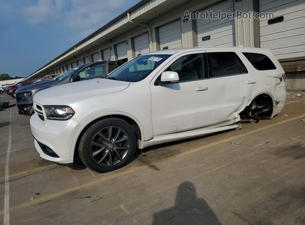 1C4RDJDG2JC101839 2018 DODGE DURANGO White Vista tres cuartos delantera izquierda