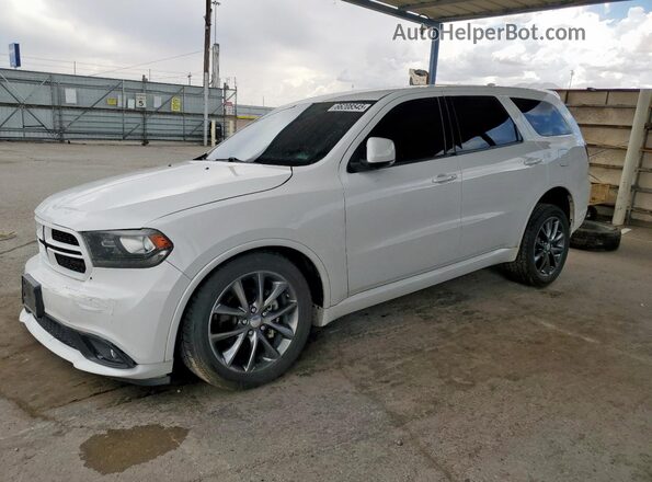 1C4RDJDG2JC133240 2018 DODGE DURANGO White წინა მარცხენა ხედი სამი მეოთხედიდან