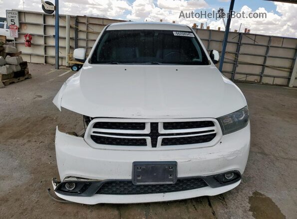 1C4RDJDG2JC133240 2018 DODGE DURANGO White წინა ხედი