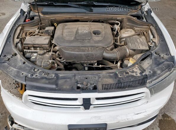 1C4RDJDG2JC133240 2018 DODGE DURANGO White ძრავის განყოფილების ხედი