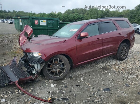 1C4RDJDG2JC232589 2018 DODGE DURANGO Red Передня ліва чверть