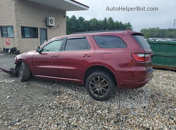 1C4RDJDG2JC232589 2018 DODGE DURANGO Red Задня ліва чверть