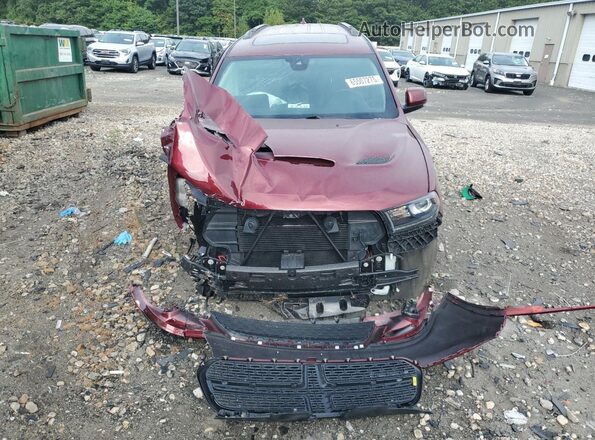 1C4RDJDG2JC232589 2018 DODGE DURANGO Red Вид спереду