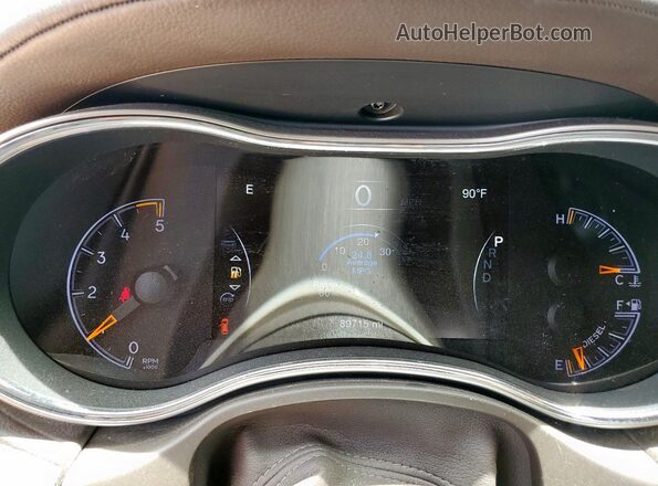 1C4RJECM9JC402373 2018 JEEP GRAND Brown ხელსაწყოთა პანელის ხედი
