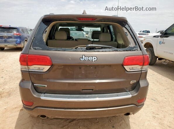 1C4RJECM9JC402373 2018 JEEP GRAND Brown უკანა ხედი