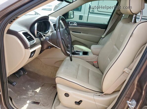 1C4RJECM9JC402373 2018 JEEP GRAND Brown წინა სალონის ხედი