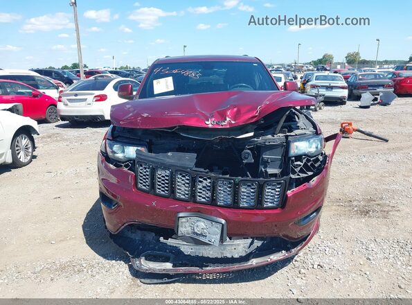 1C4RJFAG1JC190684 2018 JEEP GRAND CHEROKEE Красный Вид щитка приборов