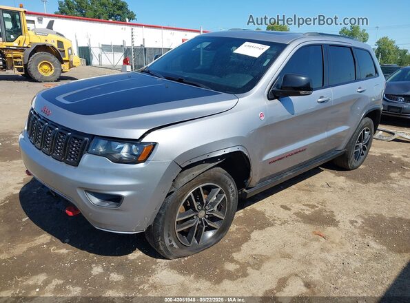 1C4RJFLTXJC502818 2018 JEEP GRAND CHEROKEE Silver Front left