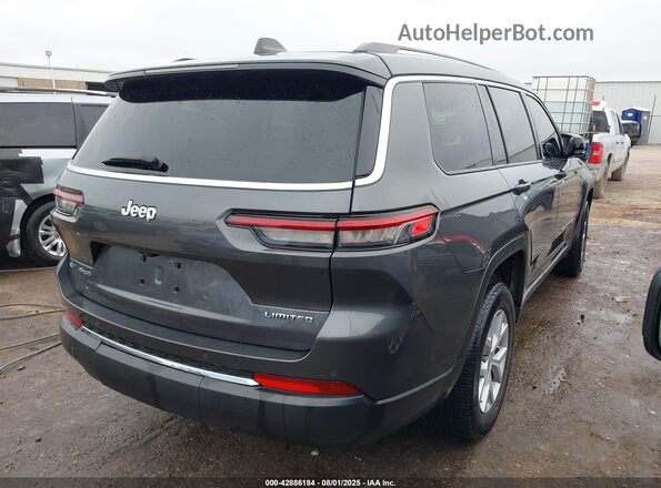 1C4RJKBG0N8564587 2022 JEEP GRAND CHEROKEE L Gray უკანა მარჯვენა