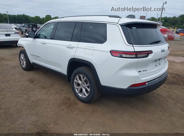 1C4RJKBG1M8135697 2021 JEEP GRAND CHEROKEE L Белый Задняя левая четверть