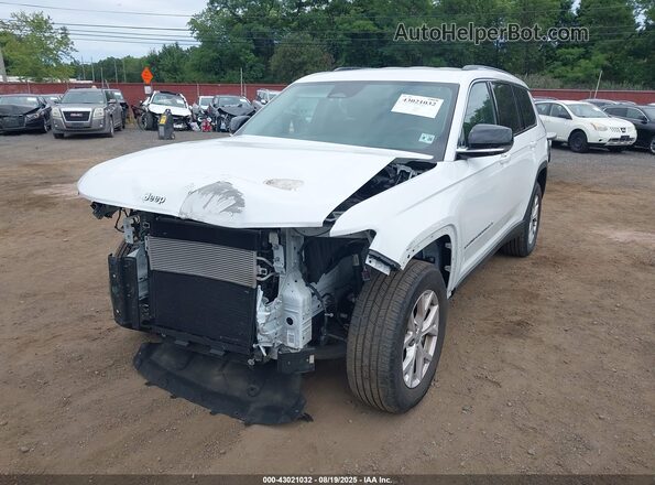 1C4RJKBG1M8135697 2021 JEEP GRAND CHEROKEE L Белый Вид спереди