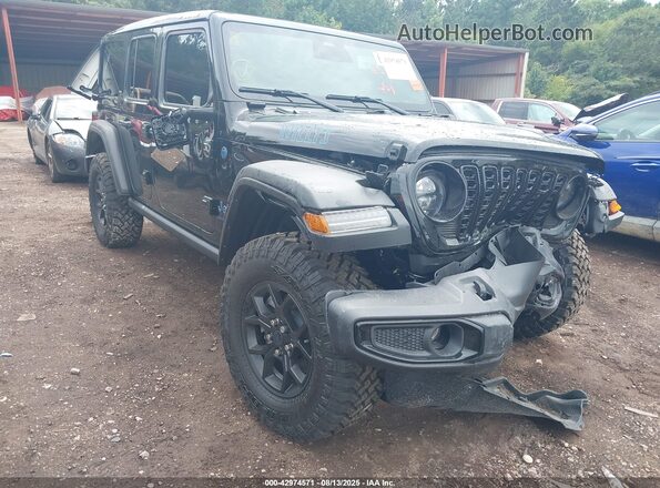 1C4RJXN66SW605747 2025 JEEP WRANGLER Черный Передняя правая четверть