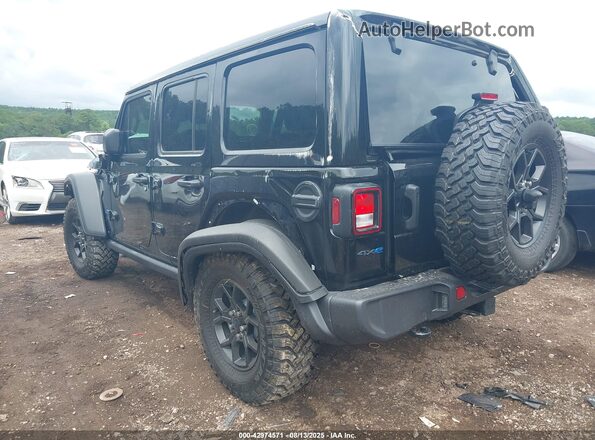1C4RJXN66SW605747 2025 JEEP WRANGLER Черный Задняя левая четверть