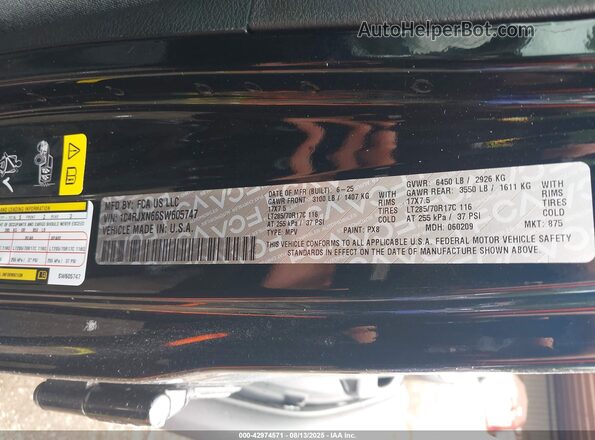1C4RJXN66SW605747 2025 JEEP WRANGLER Черный Вид подкапотного пространства