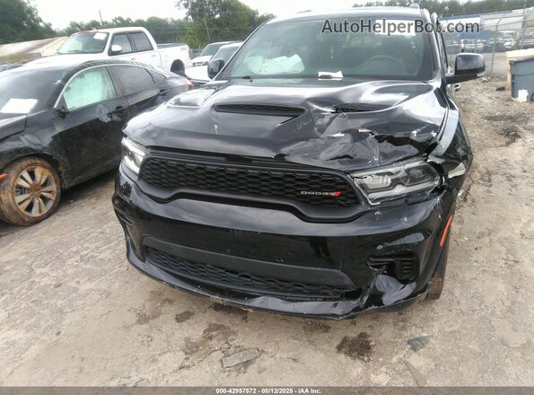 1C4SDJCT2MC663731 2021 DODGE DURANGO Black Widok z przodu