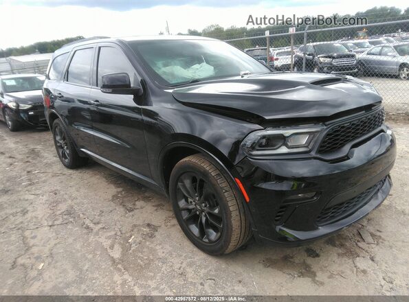 1C4SDJCT2MC663731 2021 DODGE DURANGO Black Przód prawy