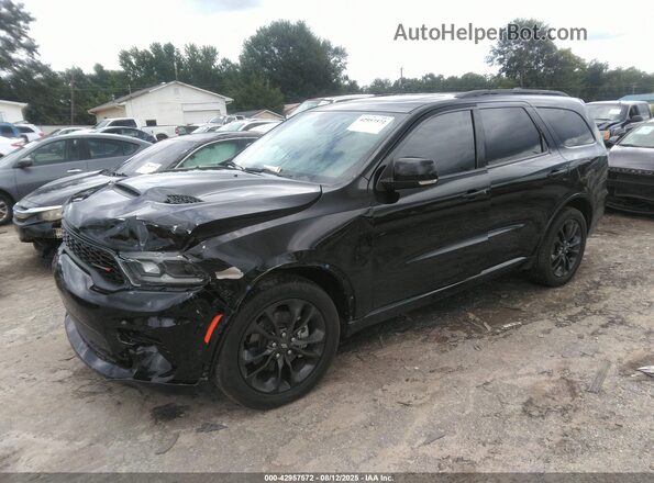 1C4SDJCT2MC663731 2021 DODGE DURANGO Black Przód lewy