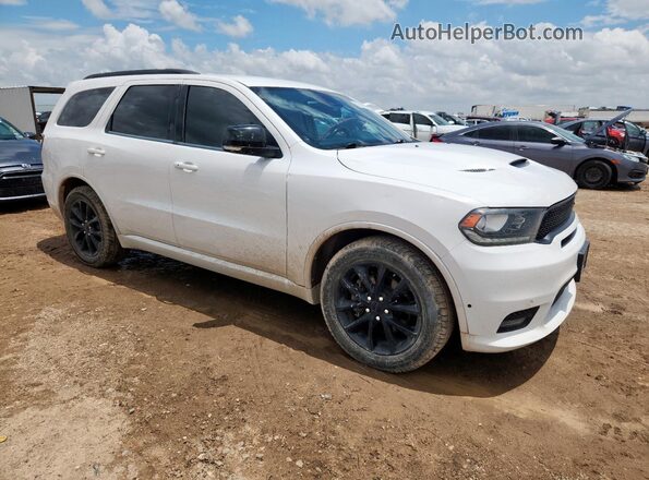 1C4SDJCT7JC302068 2018 DODGE DURANGO White Delantero derecho