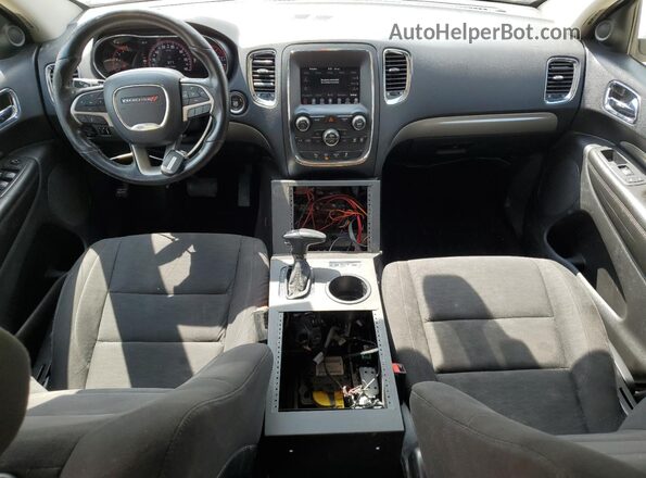 1C4SDJFT3JC409095 2018 DODGE DURANGO Black წინა პანელის ხედი