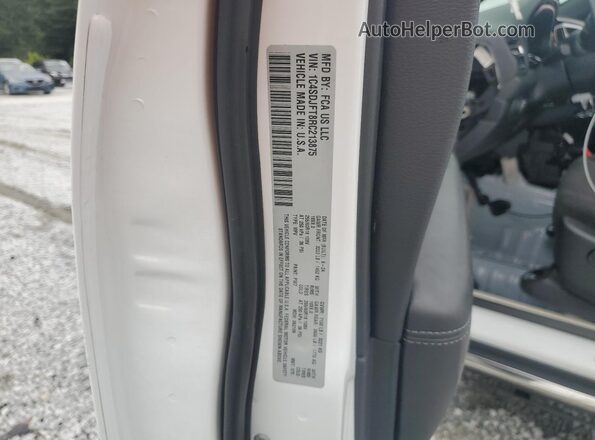 1C4SDJFT8RC213875 2024 DODGE DURANGO White Սալոնի 360 աստիճան տեսք