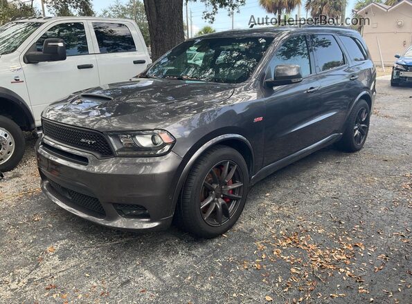 1C4SDJGJXJC231313 2018 DODGE DURANGO Gray Vista tres cuartos delantera izquierda