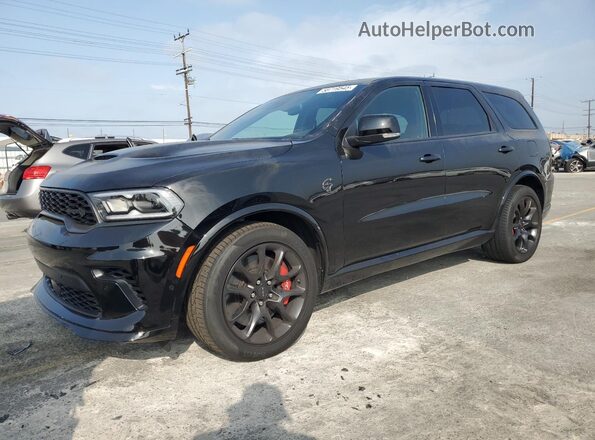 1C4SDJH98RC205129 2024 DODGE DURANGO Black Առջևի ձախ երեք քառորդ տեսարան