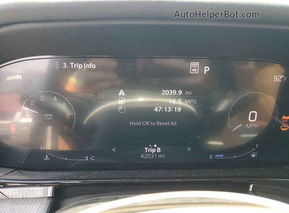 1C4SJVGP5PS503575 2023 JEEP GRAND Black Widok zestawu wskaźników
