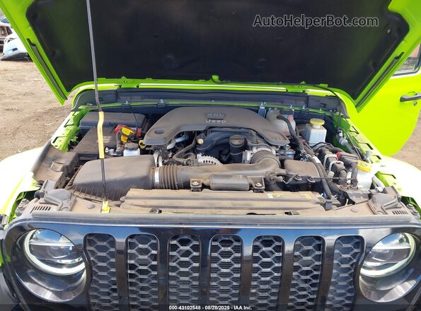 1C6HJTAG9ML619155 2021 JEEP GLADIATOR Зеленый Вид сзади